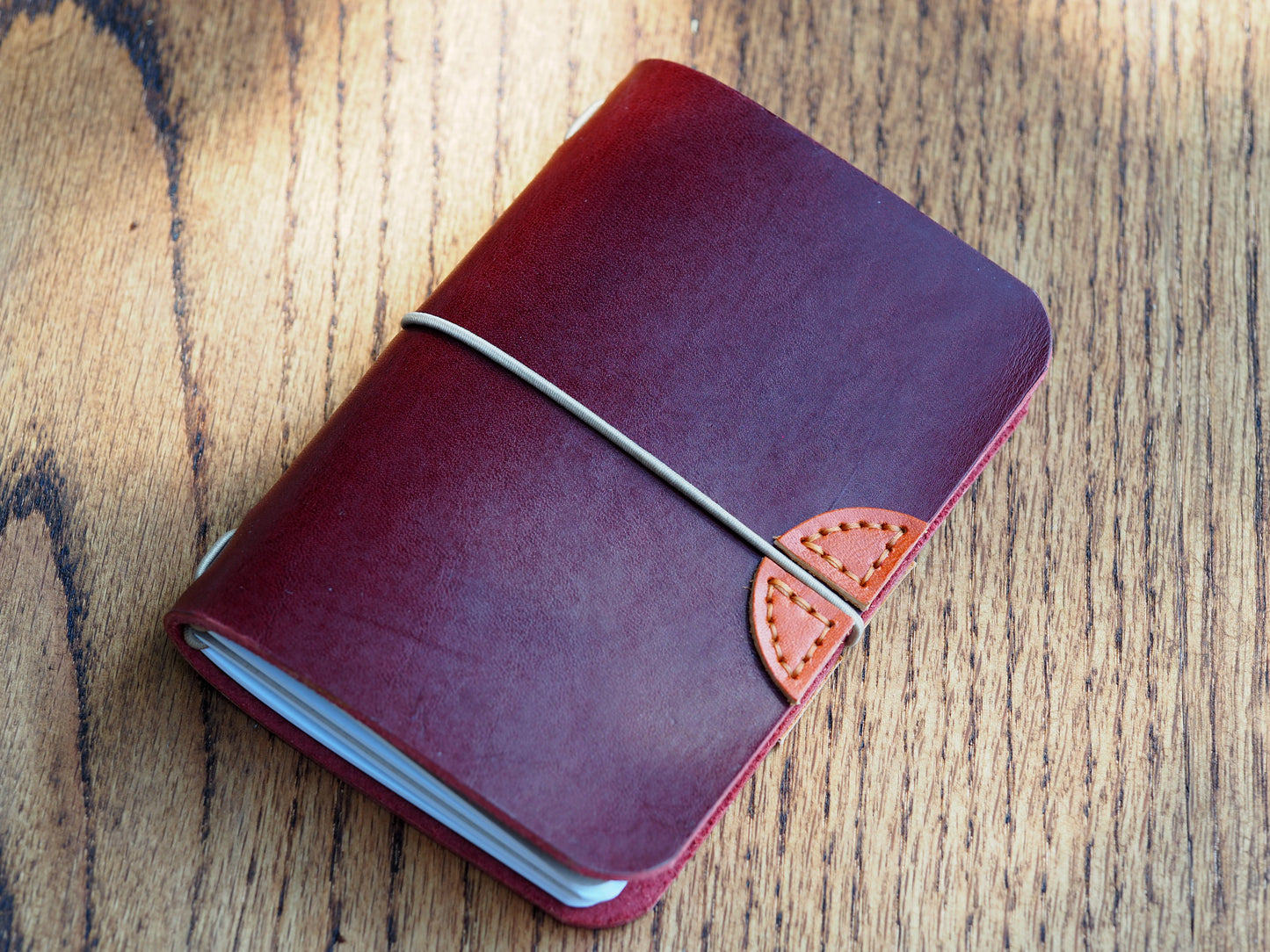 Burgundy Veg & English Tan Veg Journal