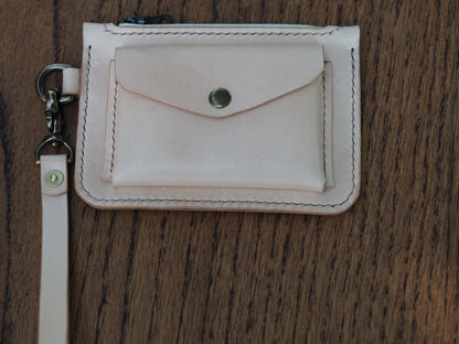 Natural Naked Veg Small Pocket Clutch