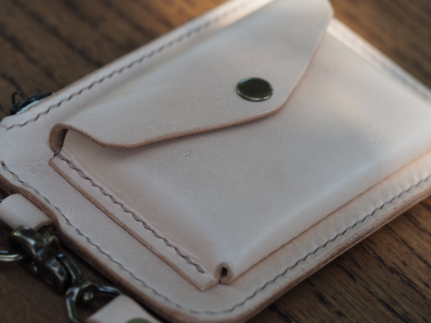 Natural Naked Veg Small Pocket Clutch