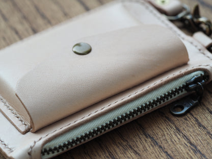 Natural Naked Veg Small Pocket Clutch