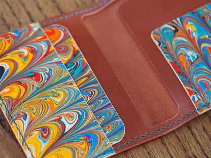 Tan & Marble BiFold Wallet